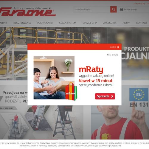 Faraone drabina magazynowa w Gdańsku