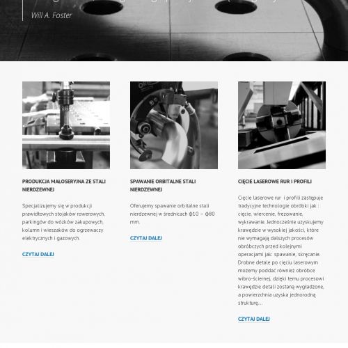 Poznań - cięcie profili