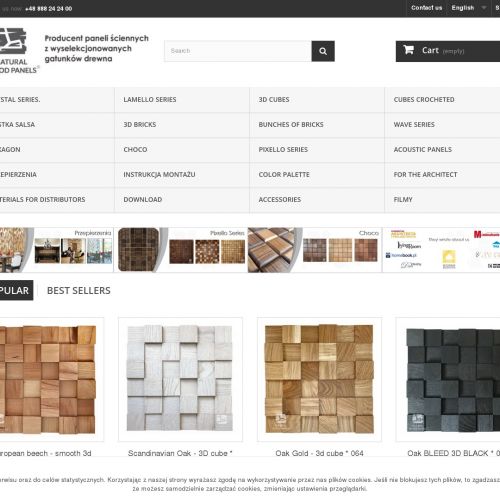 Panele drewniane na ścianę