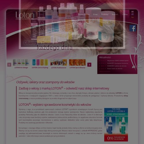 Loton 4 lakier do włosów - Słupsk