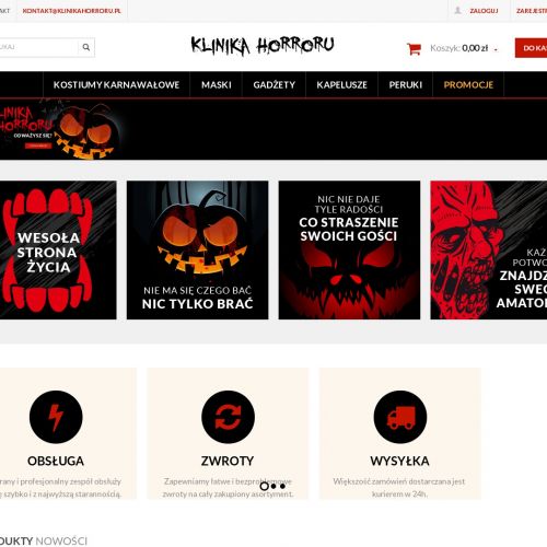 Maski zombie w Katowicach