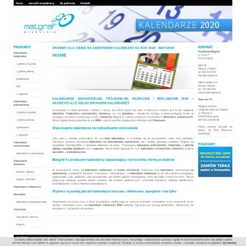 Koperty do kalendarzy w Poznaniu