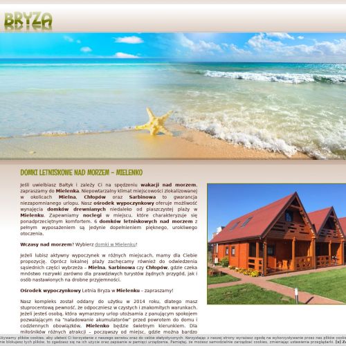 Domek nad morzem sarbinowo w Mielnie