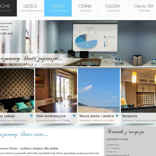 Krynica zdrój - luksusowy hotel nad morzem