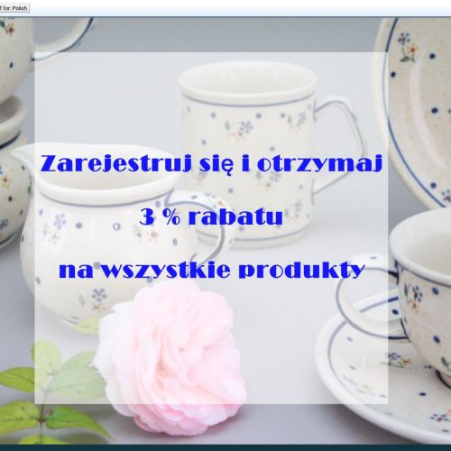 Bolesławiec - porcelana carmani