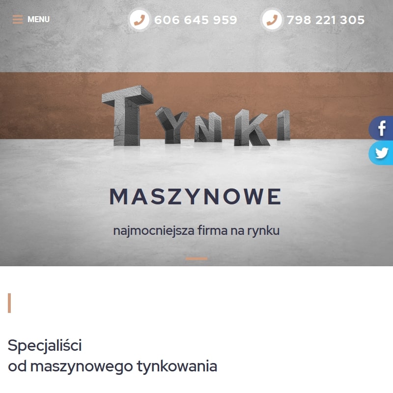 Tynkowanie maszynowe ścian łódzkie - Sieradz