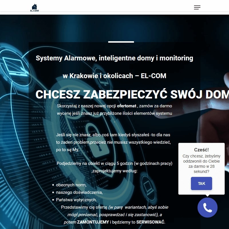 Systemy alarmujące w domu w Krakowie