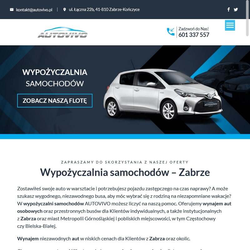 Tania wypożyczalnia samochodów Gliwice