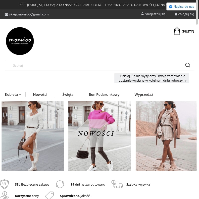 Bluzka z odkrytym ramieniem