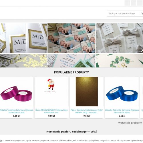 Papier lustrzany - łódź