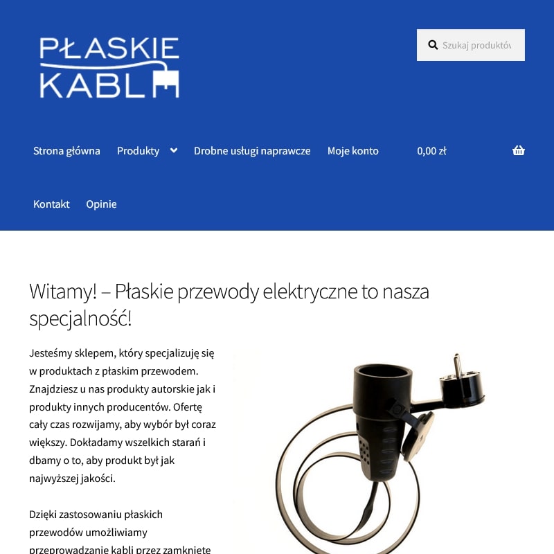 Przedłużacz płaski kabel