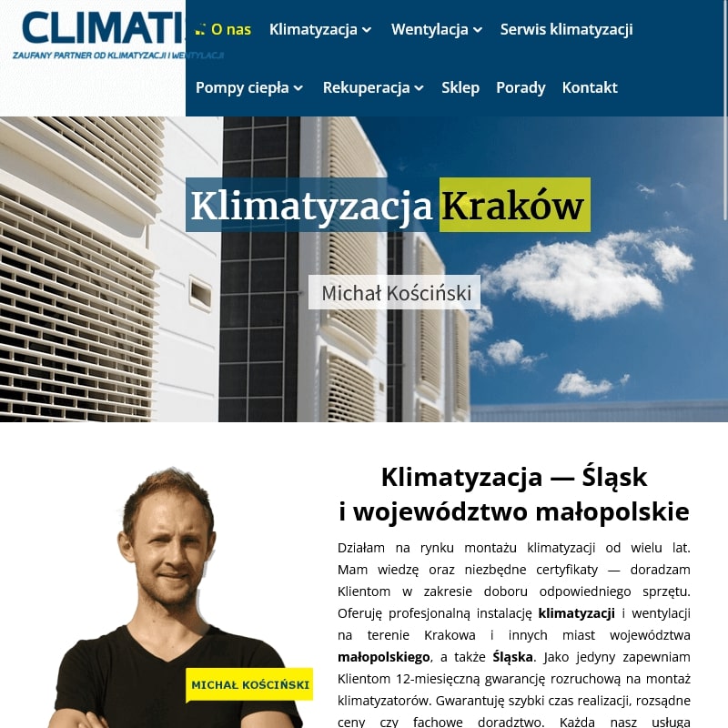 Montaż klimatyzacji małopolskie