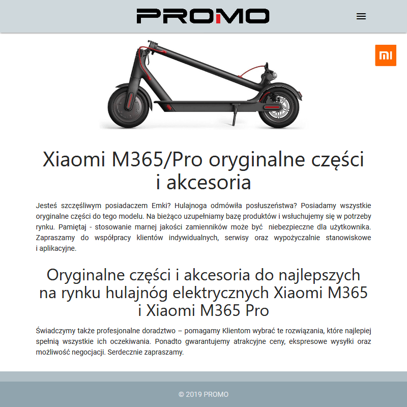 Części do hulajnogi xiaomi m365