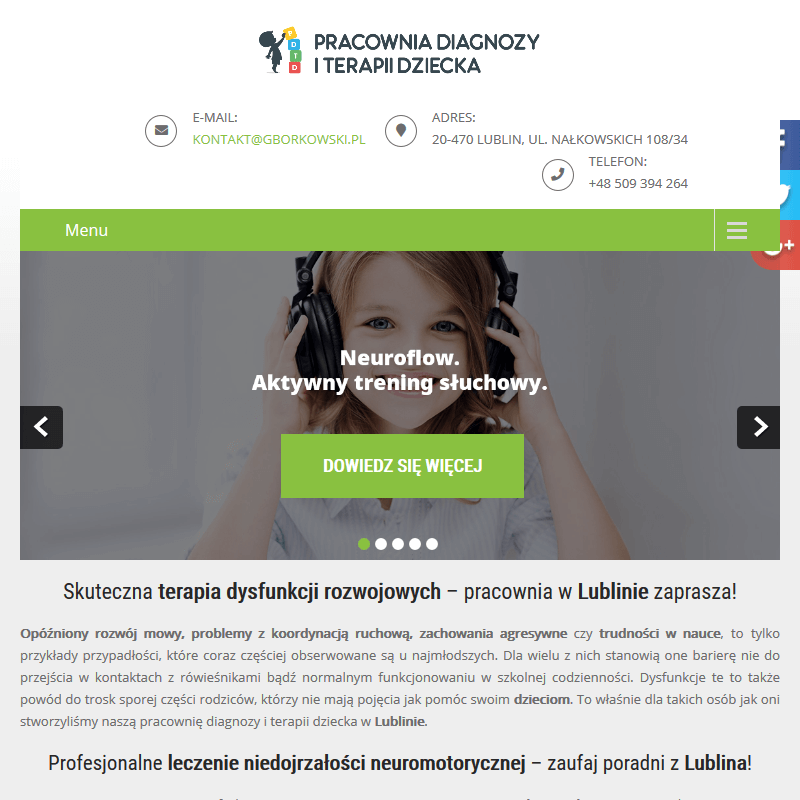 Niedojrzałość neuromotoryczna leczenie - Lublin