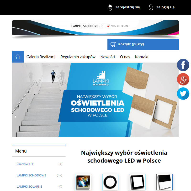 Oprawa schodowa przypodłogowa - Wrocław