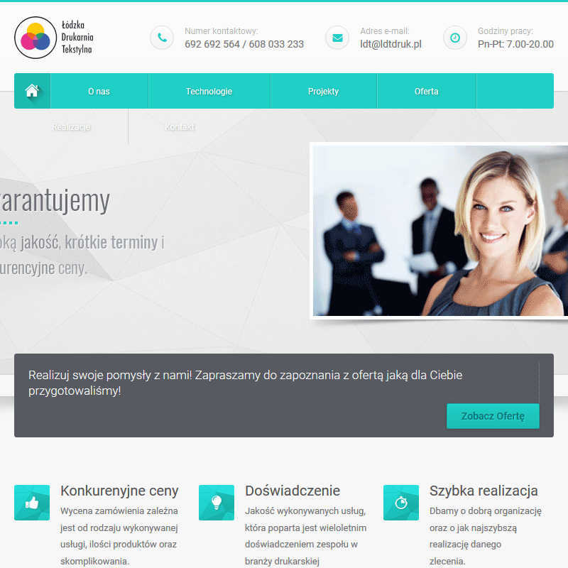 Profesjonalny druk na tekstyliach