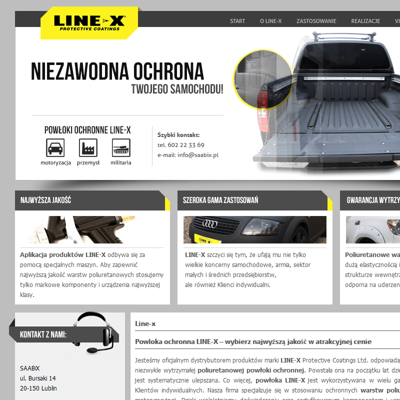 Lublin - ochrona karoserii linex