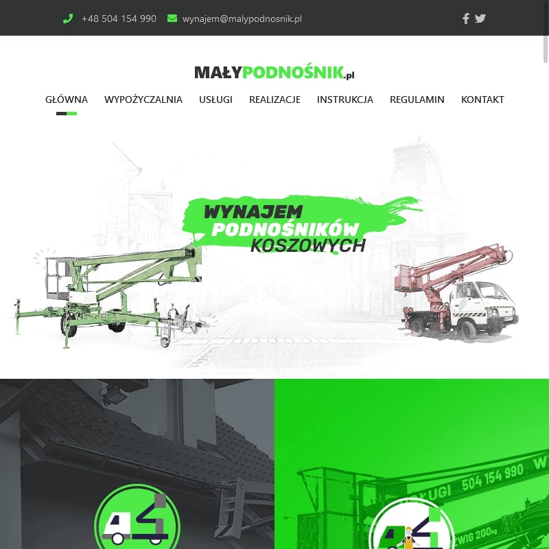 Zwyżka wynajem Warszawa