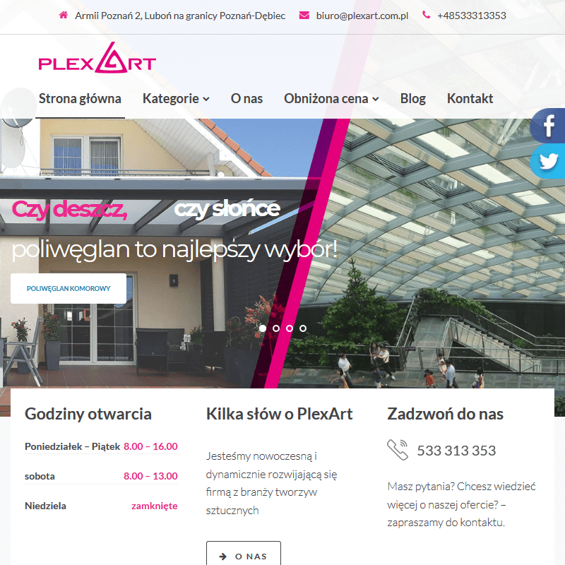 Cięcie plexi - Poznań