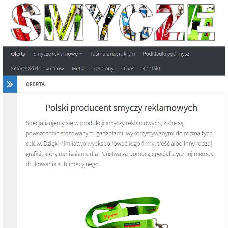 Smycze reklamowe z nadrukiem